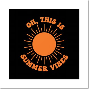 summer vibes Posters and Art